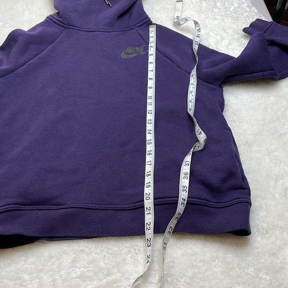 Nike Scuba Hooded Sweatshirt with Pockets Deep Purple Size Medium - Picture 8 of 10